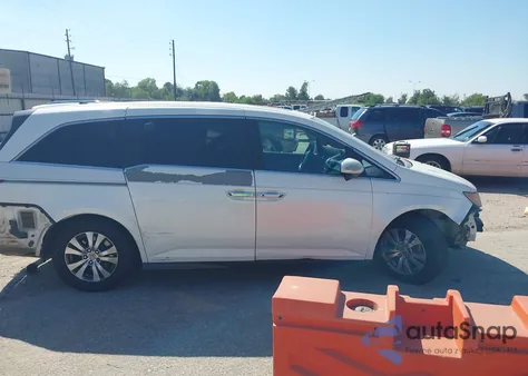 2014 Honda Odyssey Ex-L z USA, uszkodzony, nr VIN 5FNRL5H64EB086457